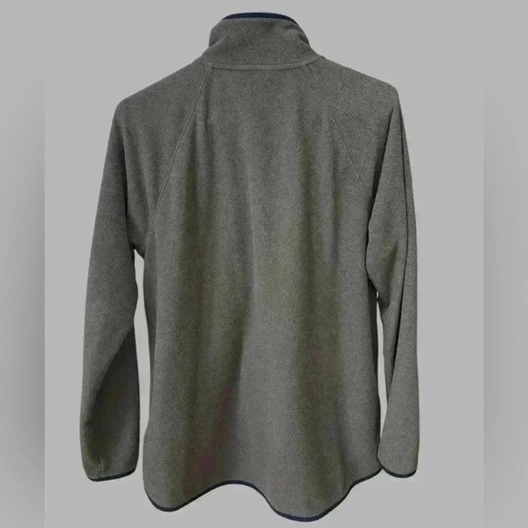 North Face Jacket Womens Large Full Zip Long Sleeve Gray Fleece Pockets - Picture 3 of 9